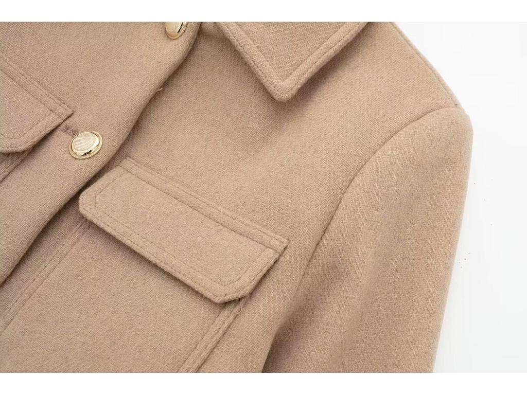 2024 Women's Autumn European/American Style Fashionable Short Suit Jacket