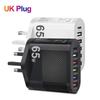 5 Ports Quick Charger Adapter 65W 65W GaN Charger Fast Charging Mobile Phone Adapter  Mobile Phone