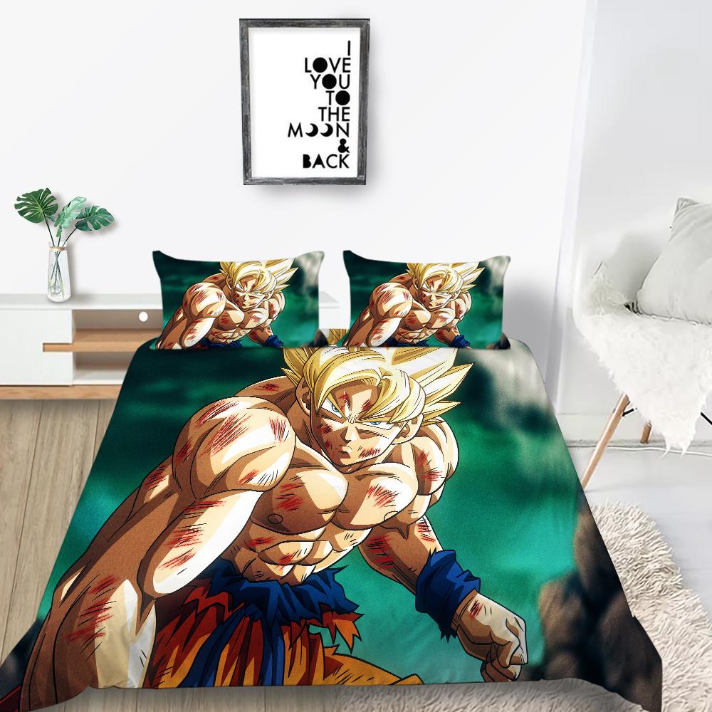 Conjunto de cama de desenho animado para crianças, capa de edredom, lençol/cama de casal, conjunto confortável, decoração de casa