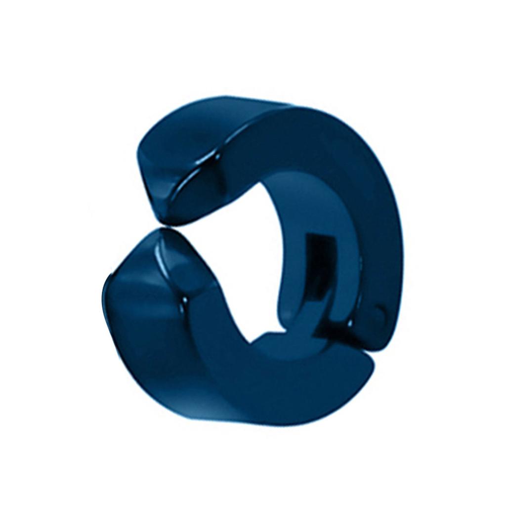 1 Pc Fashion Men Ear Clip Titanium Steel Earrings U Shaped Ear Studs Jewelry Gift