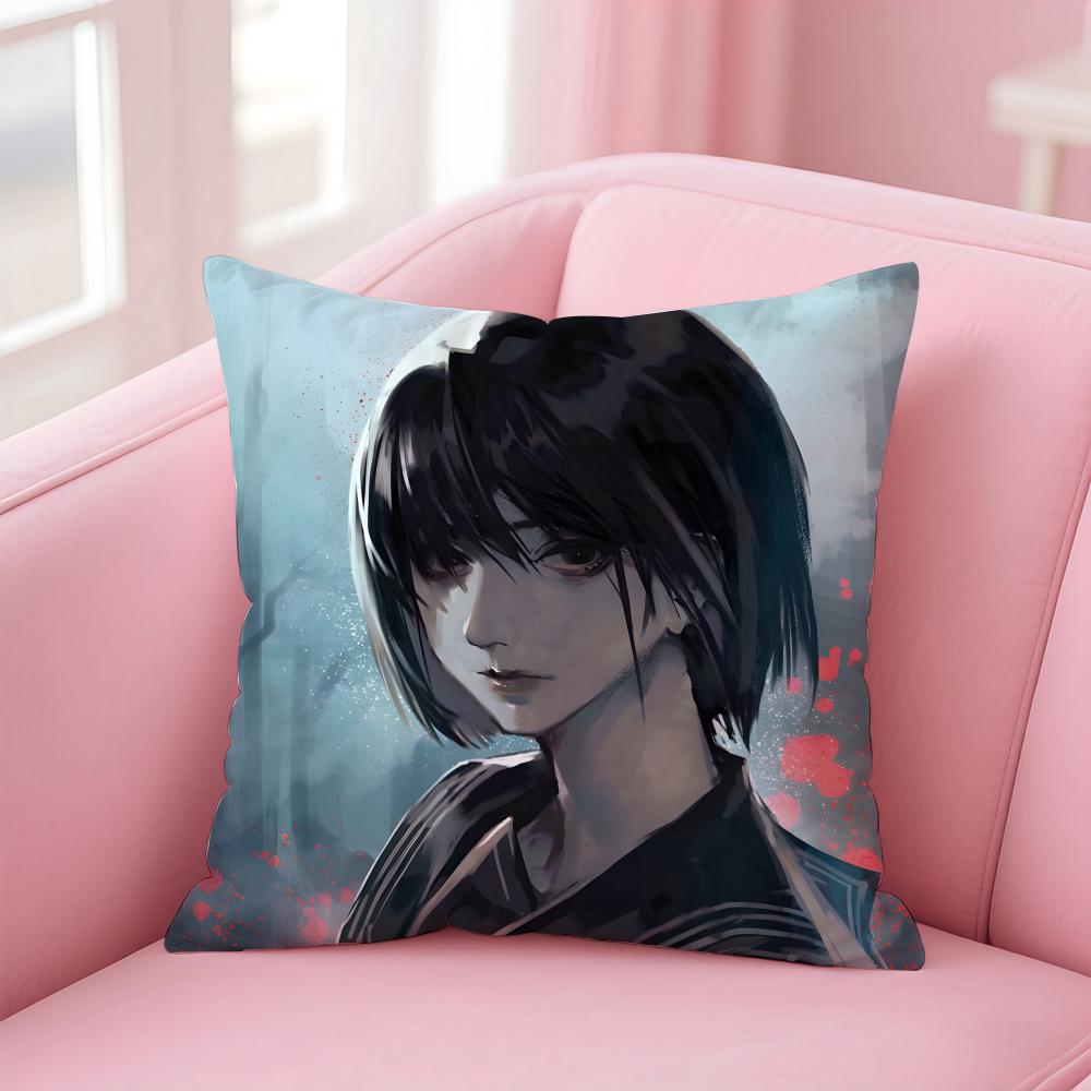 SSilent Hills Game Horror Cushion Cover Comfortable Reversible Pillow Cover Ideal For Car Sofa Bedroom & Beyond