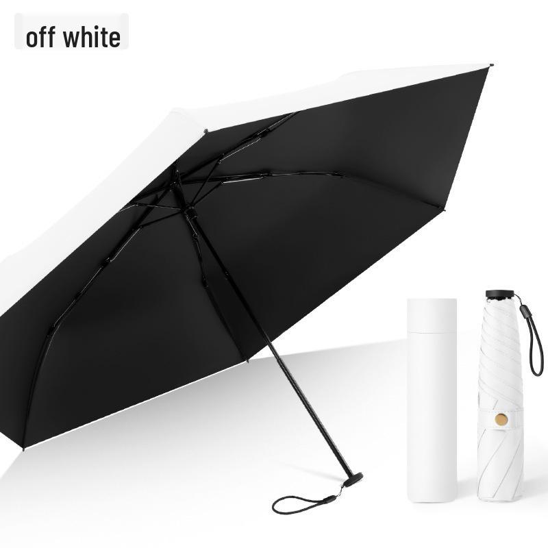 Ultra-light Carbon Fiber Sun & Rain Umbrella - Lightweight, Three-fold, UV Protective Parasol.