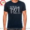 Born In 1971 Plus Size 5xl 6xl Tshirt Unisex Tshirt Homme Summer Made 1971 Aged To Perfection T Shirt Unisex Birthday Gifts Tee Shirt