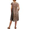 Ladies' Casual And Fashionable Printing Dress, Loose Short Sleeved Dress
