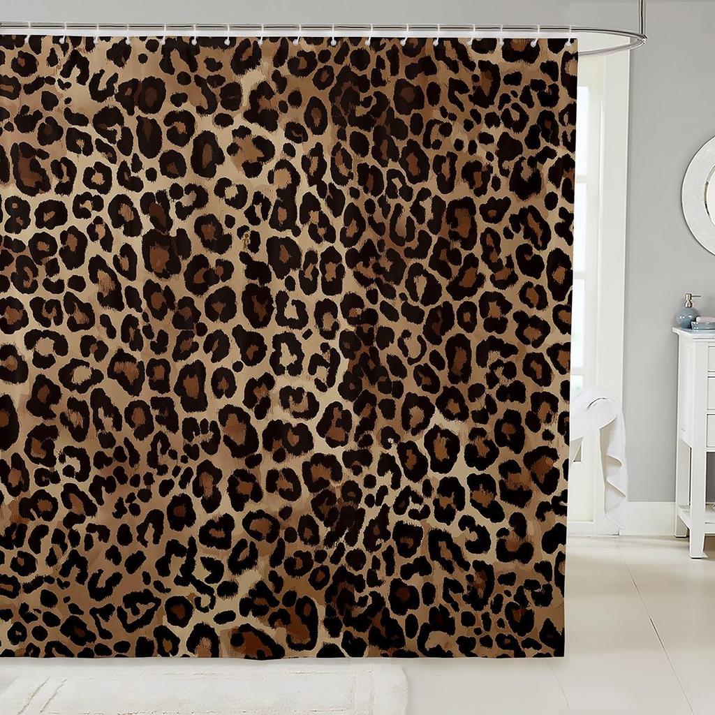 Shark Shower Curtain, 3D Shark Bath Curtain, Sea Animals Bathtub Shower Curtain Ocean Sea Wave Shower Stall Curtain Blue White