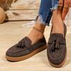 Women Plus‑Size Round‑Toe Flat Loafers Casual Daily Shoes
