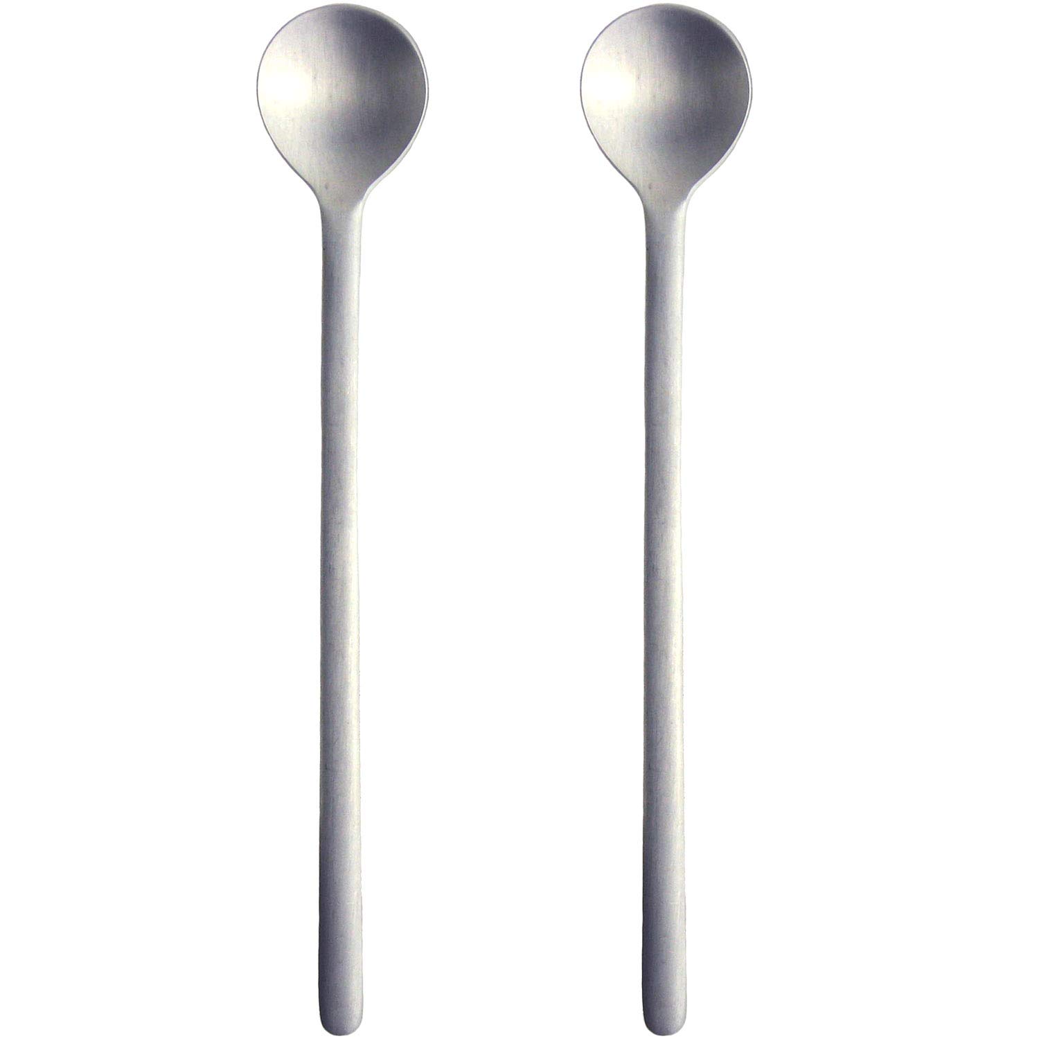 Nagao Shaved Ice Set of Stainless Made in Japan Tsubame-Sanjo Spoons, 2, 17.3cm, 18-8 Steel,