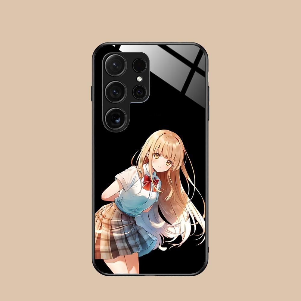 Angel Mahiru Shina Phone Case for Samsung Galaxy S26 S25 S24 S23 S22 S21 S20 Note20 Plus FE Ultra Glass Protective Cover