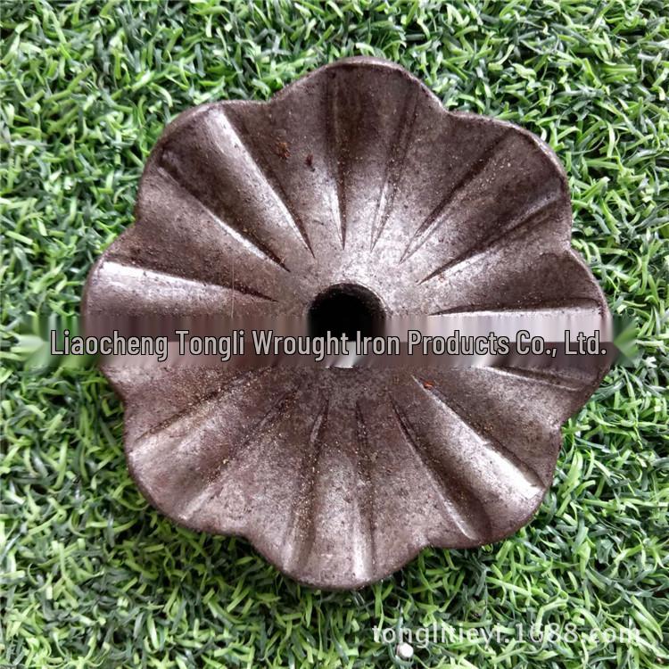 Wrought Iron & Cast Steel Gate Accessories: Decorative Cast Iron Flower