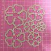 Die Cut Anti-deform Easy Use Carbon Steel Flower Petal Pattern DIY Template Mould for Scrapbook