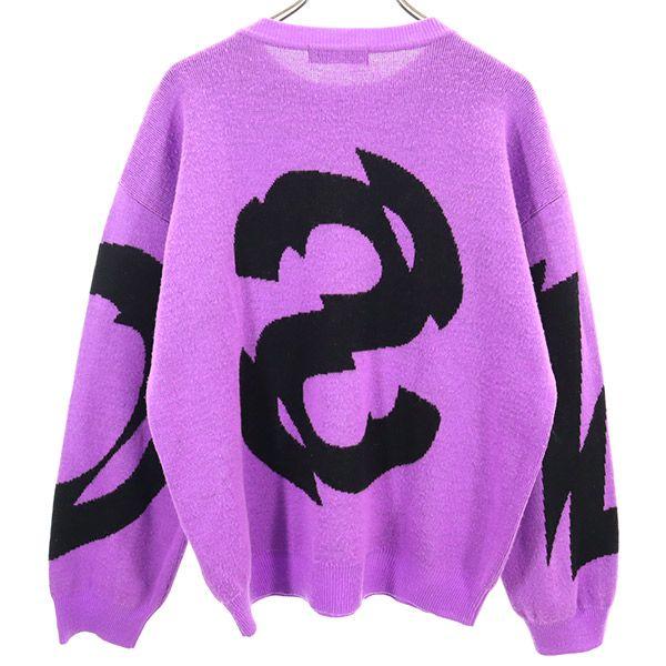 LABRAT Long Sleeve Sweater S Purple Knit Men's Used