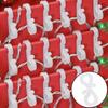 Christmas Ornament S Shaped Hooks Plastic String Light Gutter Hook DIY Outdoor Lights Clips Hanging Hook Holiday Decoration