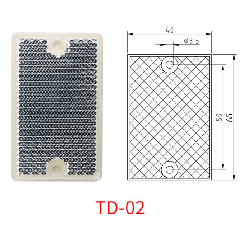 Photoelectric Switch Reflector Sensor Reflector TD-02 Probe Electric Eye Feedback Small Cell 65mmX40mm Other