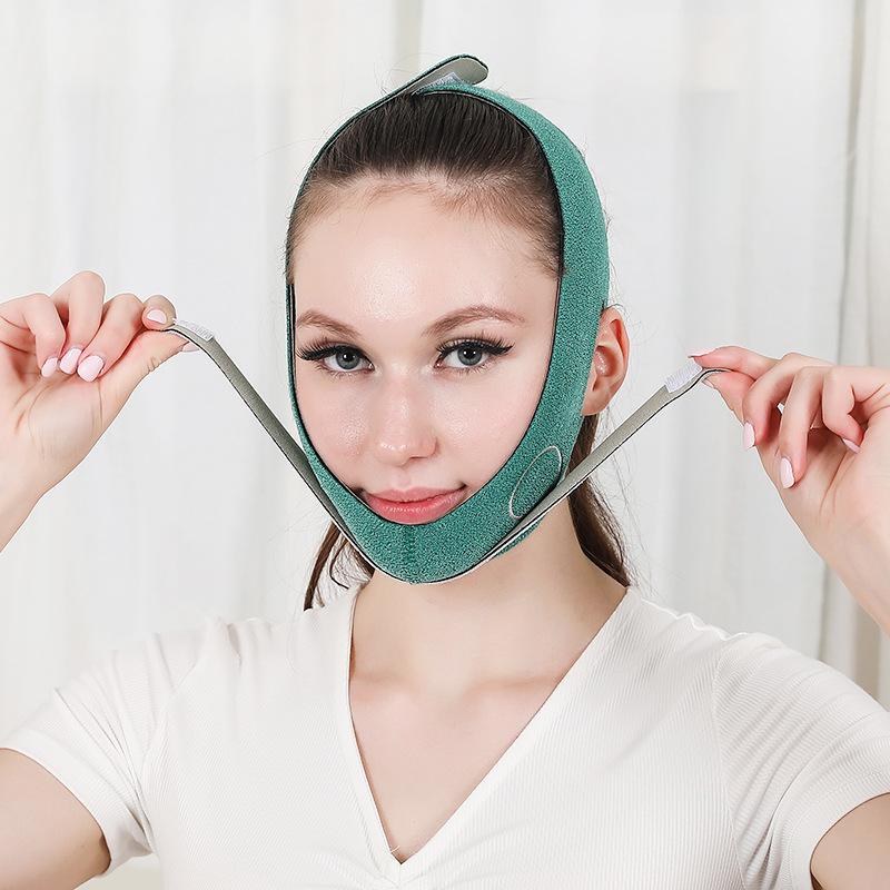 Seeyouth Graphene Face-Slimming Mask: Elastic V-Shape Breathable Jaw Bandage for Sleep