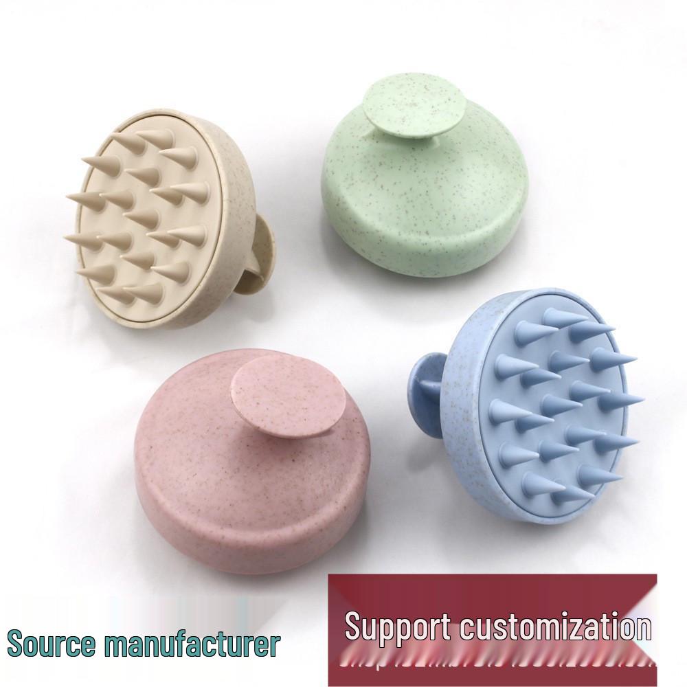 

Wheat Straw Soft Bristle Scalp Massaging Shampoo Brush