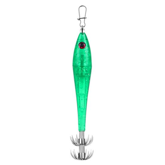 Underwater Fishing Lights LED Night Fishing Lure With Hook Deep Drop Eye Shape Flashing Squid