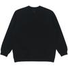 adidas Logo Print Crew Neck Sweatshirt Men Tops Black HM2960
