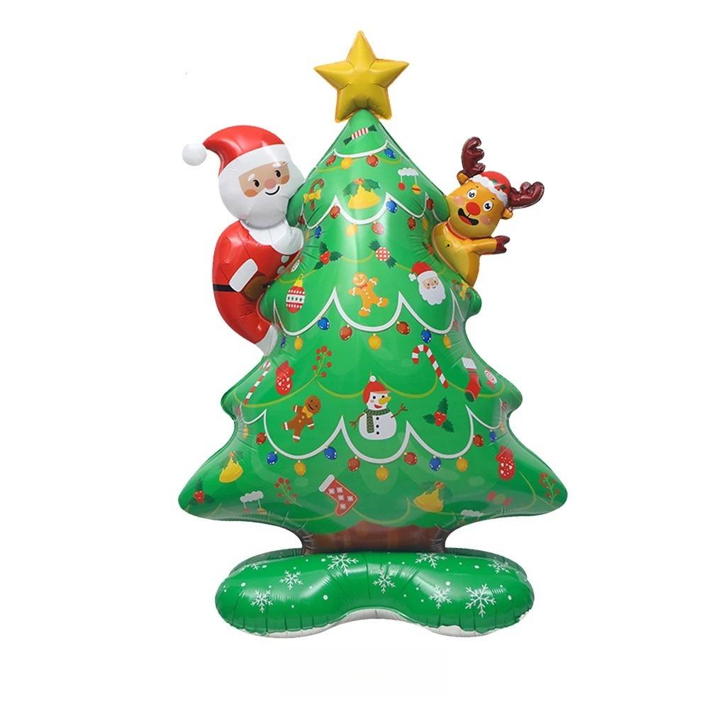2026 Christmas balloon standing Christmas Tree snowman Santa Claus Balloon Xmas Christmas party Decoration home supplies