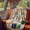 70Th Birthday Vintage 1956 Celebration Gift Blanket Soft Warm Cozy Versatile For Sofa Couch Office Bed Picnics Allseason Use Modern Unique Gift For