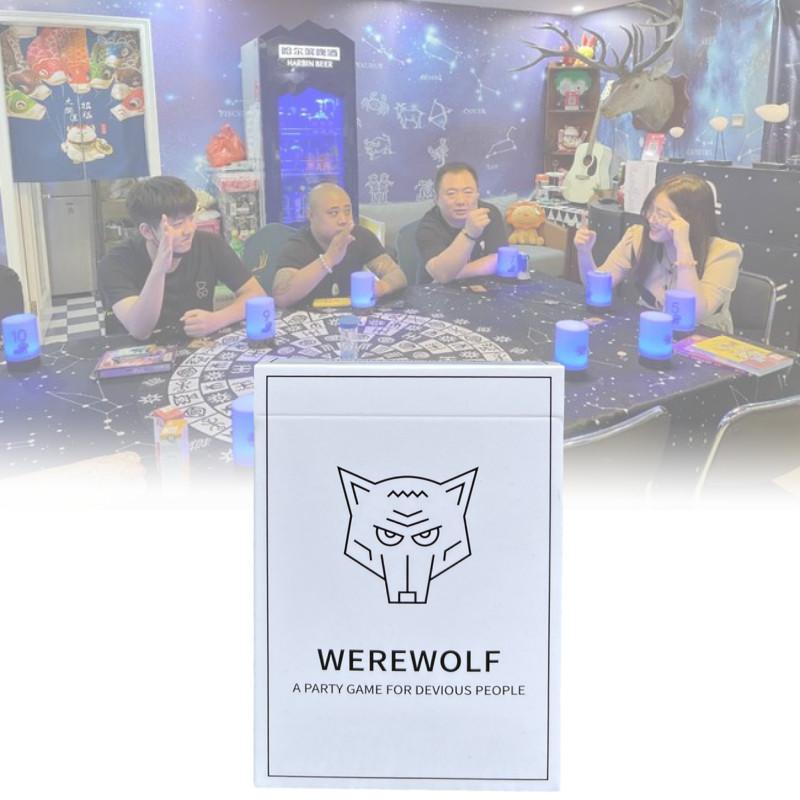 Werwolf-Karten Fesselndes Soziales Strategie-Tischspiel Für Partys Und Zusammenkünfte