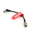 DRRI BNC Male to Micro BNC Video RG59 Belden 1855A Cable for Blackmagic Video Assist High-Density L-Shape HD-SDI 3G/6G 5-inch