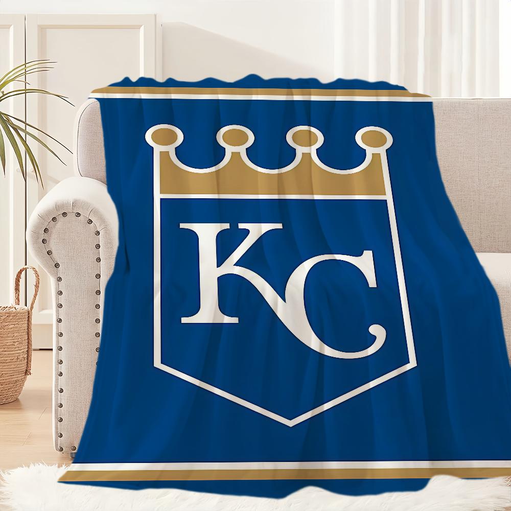 K-Kansas City R-Royals Baseball Blanket Blanket for Couch Sofa Travel Home Hiking Picni Bed Beding Flannel Blanket birthday gift