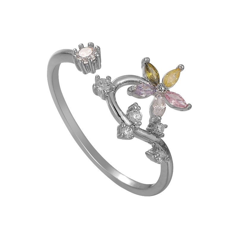 Niche Style Micro Inlaid Zircon Stylish Hand Jewelry Geometry