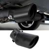 Vehicle Muffler Exhaust Pipe Enthusiasts 63mm Stainless Steel Tailpipe Rustproof Suitable for Improved Appearance Sound