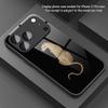 Golden Leopard Pattern Tempered Glass Black Phone Case For iPhone 17 16 15 14 13 12 11 Pro Max 17 Air 7 8 Plus XS X XR Cover