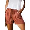 Womens Loose Mini Drawsing Shorts Ladies Loungewear Running Gym Plain Pants