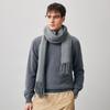 Men's 100% Wool Round Neck Thick Knitted Sweater