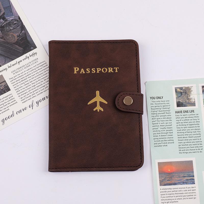 New PU Passport Holder Ticket Passport Covers Travel Passport Protective Cover ID Credit Card Holder Travel Accessories