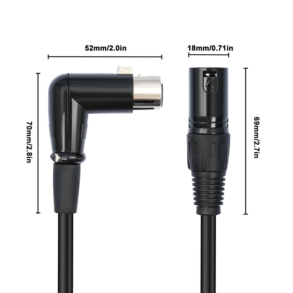 0.3/1/2/3/5/10M XLR Microphone Extension Cable Adapter XLR 3 Pin Male To Female Microphone Cord XLR Cable for Speaker Studio