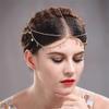 Wave Tassel Chain Headwear Tassel Electroplated Alloy Sequin Round Sheet Multi-layer Wedding Supplies Hair Accessories