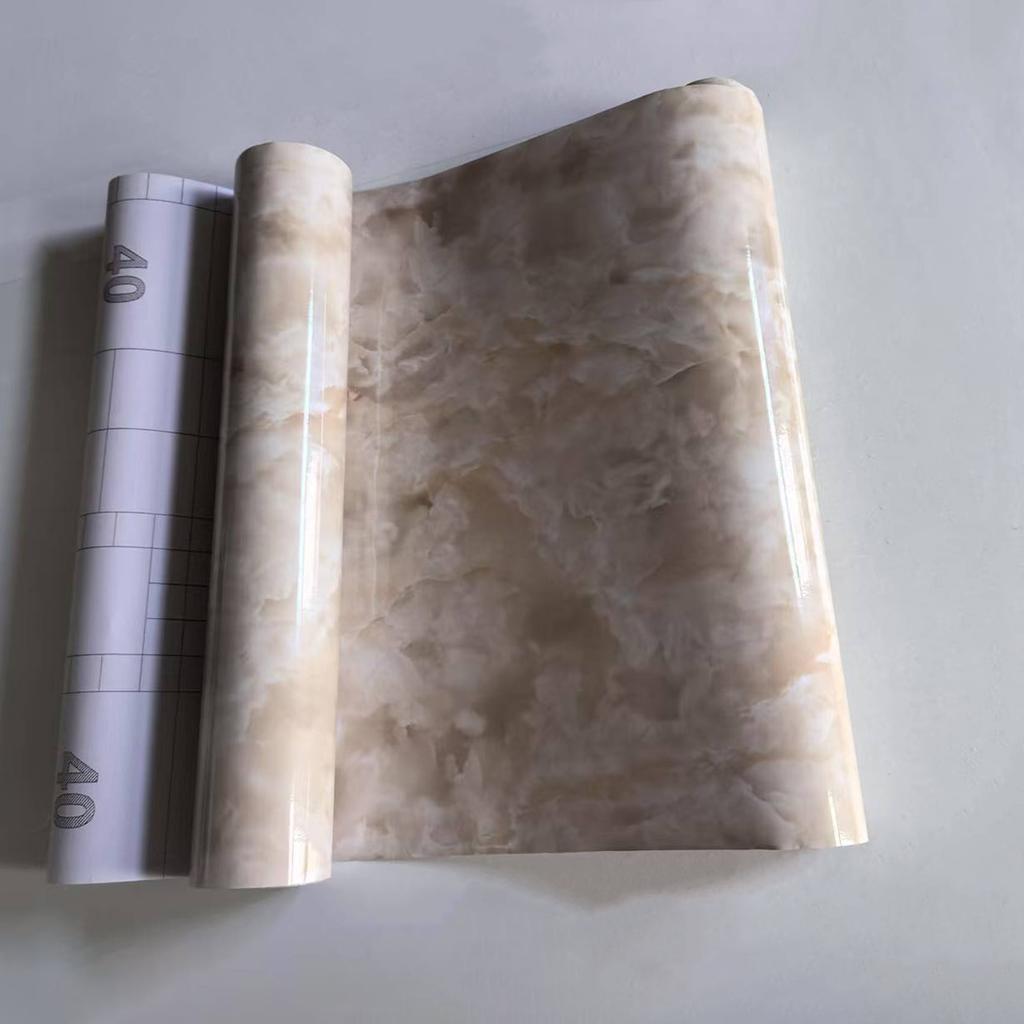 Marble Self-Adhesive Wallpaper – Waterproof Vinyl Contact Paper for Kitchen, Home Decor (40cm/55cm Width)