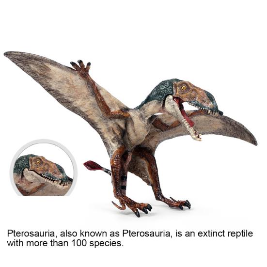 Realistic Pterodactyl Dinosaur Action Figurine Model Desktop Decor Kids Toy Gift