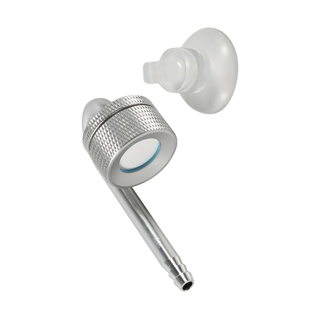 Diffuseur Atomiseur de Dioxyde de Carbone en Alliage d'Aluminium Fournitures pour Aquarium Équipement d'Aquarium Argenté