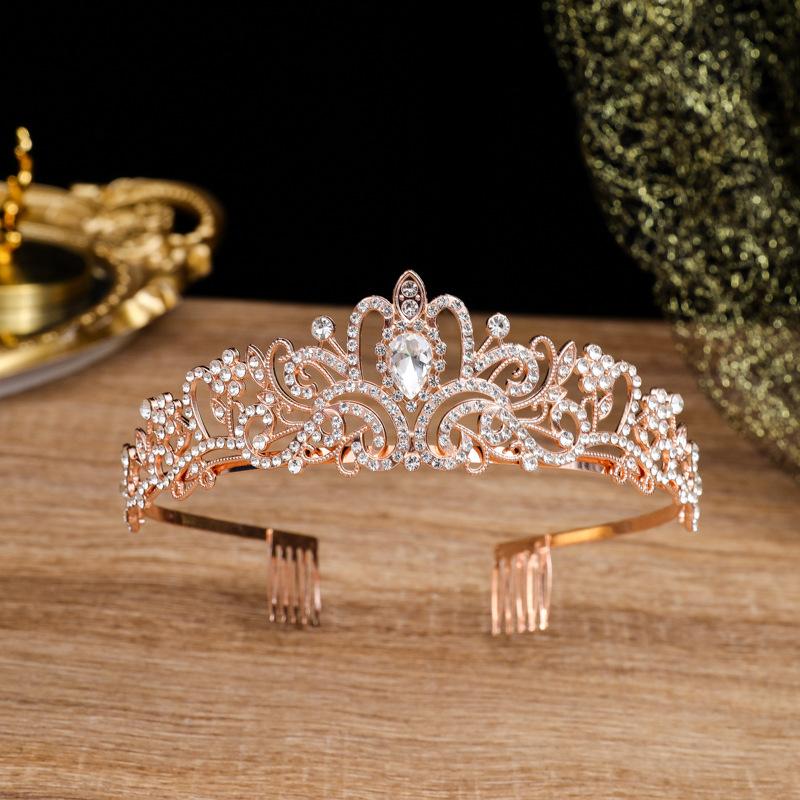 Braut Stirnband Haarschmuck Kopfschmuck Hochzeit Ball Hochzeit Geburtstag Strass Krone Damen Legierung Diamant Accessoires