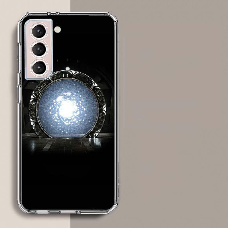 Stargate Atlantis Phone Case For Samsung Galaxy S25 Edge S24 S23 FE S21 S20 S10 Plus S22 S26 Ultra Cover Clear Cases TPU Capa Sh
