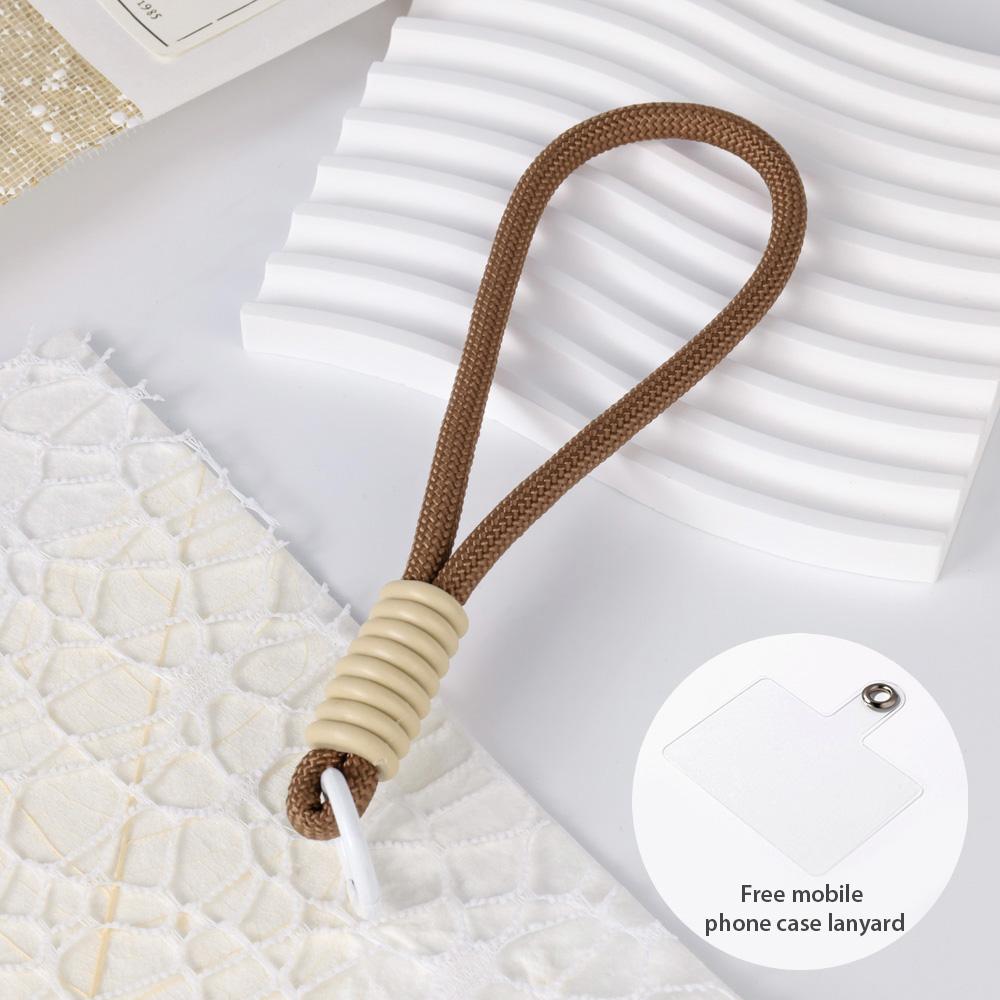 Multicolor Knot Mobile Phone Lanyard Creative Short Braided Lanyard Mobile Phone Case Key Ring Can Be Detachable To Preve