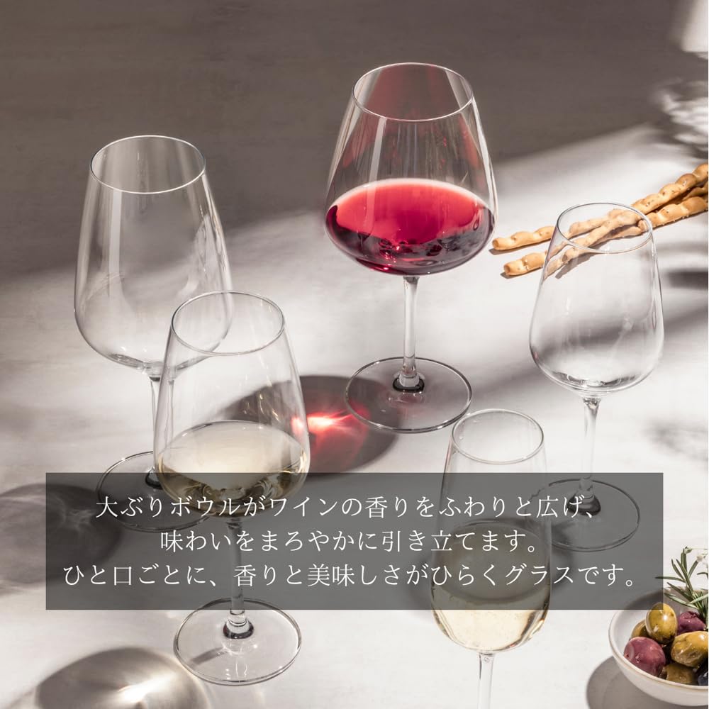 ZWIESEL GLAS Break-Resistant Tulip Wine Glasses for Red Wine (Burgundy), Pair of 2, Machine-Made (m123608)