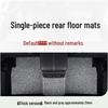 BYD Yuan UP Car Mats: Silk Loop Driver's Seat & Rear Floor Mats, Upper Carpet, Thickened Single Piece