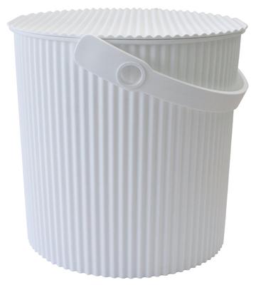 Yawata Kasei Omnioutil White L 10L Bucket with Lid (sceltevie Omnioutil Neutral 228806) Made In Japan