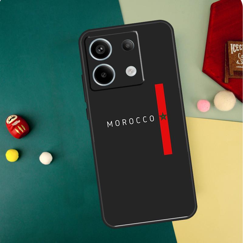 Maroc Morocco Flag Case For Xiaomi Redmi Note 12 11 10 9 13 Pro Plus 9S 10S 11S 12S Redmi 13C 9C 10C 12C Cover