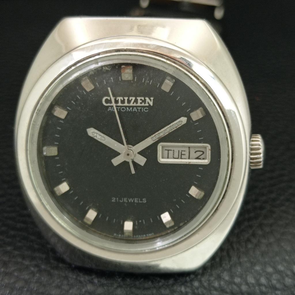 VINTAGE CITIZEN AUTOMATIC 8200 JAPAN MENS ORIGINAL DIAL WATCH a708427-1