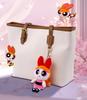 Powerpuff Girls Bubbles Plush Keychain - Cute Cartoon Doll for New Year Gift
