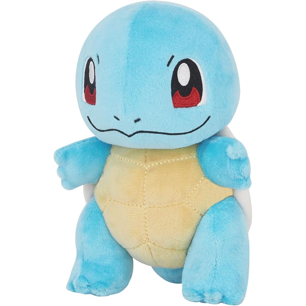 Sanei Boeki Pokmon All Star Collection Squirtle Plush Toy 11x14x16cm Soft Stuffed Animal