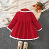 Children's Clothing New Autumn Winter Girls' Lace Bow Single-Breasted Jacket