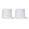 1 Pair Replacement Flat Colorful Sneaker Shoelaces 8mm Wide Athletic Running Shoes Laces for Trainers and Casual Wear
