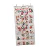 Christmas Advent Calendar Hanging Advent Calendar 24 Pockets Empty Fillable Advent Calendar for Holiday Door Wall Office Bedroom